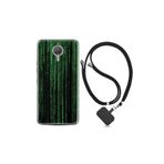 General Mobile Gm5 Plus ile Uyumlu Kılıf Desenli Silikon Boyun Askılı Matrix 1321