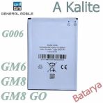 General Mobile Gm8 Go Batarya G006