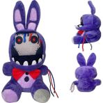 Generally1 11 Inç Fnaf Güvenlik Ihlali Bonnie , Çocuk Hayranları Için Koleksiyonluk Kabus Freddy Peluş Oyuncaklar (Solmuş Mor Tavşan) (Yurt Dışından) - Beyaz - Siyah