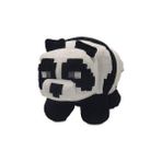 Generally1 (PANDA-25CM) Minecraft Creeper Enderman Peluş Oyuncak Piksel (Yurt Dışından) - Beyaz - Siyah