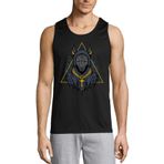 Generic Anubis Anpu Mısır Ölüm Tanrısı Siyah Erkek T-shirt