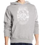 Generic Astronot Basketbol Dış Uzay Şampiyonu I Need More Space Üniseks Pamuk Karışımı Kapüşonlu Gri Sweatshirt