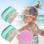 Generic Çocuklar için 2 Paket Güneş Koruyucu Aplikatör, Makyaj Fırçaları Güneş Kremi Buddy Fırça Vakfı Fırçası Çocuklar Kadınlar için Güneş Kremi Sıvı Fondöten Pudra
