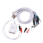 Generic İOS/Telefon onarımı Için güç kaynağı Test Kablosu, // Ile Geniş Uyumluluk, ABS & Bakır Malzemesi, Direnç Tanımlama Fonksiyonu (6 Test Kablosu Ve 2 Klip)