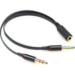 Generic Kulaklık Mikrofon Çevirici Ayırıcı Switch Splitter 3.5mm - Standart
