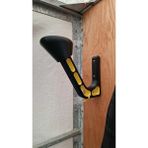 Generic Motosiklet Kask Askısı Duvar Tipi Kask Tutucu ve Anahtarlık Standı - 1 - Sarı