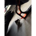 Generic Motosiklet Kask Askısı Duvar Tipi Kask Tutucu ve Anahtarlık Standı - Turuncu - 1