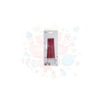 Generic ND MUM 18CM İNCE UZUN 6 LI KIRMIZI gnsRKFaz1055