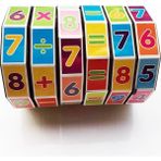 Generico 20 Pc Silindirik Dönen Dijital Magic Cube 20 Pcs 7.5 x 5.5cm Çok Molor (Yurt Dışından) - Çok Renkli - 1 Adet