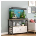 Generisch 10 20 30 Galon Balık Deposu Standı Tutucu Modern Akvaryum Standı Yetiştirme Tankı Standı Sürüngen Tankı Standı (Renk: No. 1, Boyut: (U x G x Y) 80 x 40 x 70 cm)