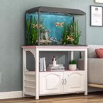 Generisch 10 20 30 Galon Balık Deposu Standı Tutucu Modern Akvaryum Standı Yetiştirme Tankı Standı Sürüngen Tankı Standı (Renk: No. 7, Boyut: (U x G x Y) 80 x 50 x 70 cm)