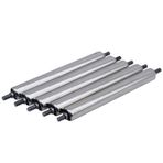 Generisch 50 mm çelik taşıma bandı rulosu, tezgah tipi daire testereler için yer çekimi tekerleri, 5'li paket (U 3 9/10 inç / 100 mm) – 1000 mm çit için mükemmel, uzun ömürlü ve güvenilir performans