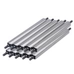 Generisch 50 mm konveyör bandı ruloları – 10'lu paket çelik yer çekimi tekerleği, tezgah tipi daire testereler için, ayarlanabilir 100 – 1000 mm vuruş tekerlekleri, ahşap işleme projeleri için uzun