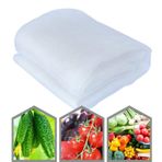 Generisch Bahçe ağı, 17 x 18 m, kedi ve kuş koruma ağı, ince delikli, tohum, çiçek ve meyveler için tünel file, beyaz bitki örtüsü, haşere ilacı