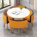 Generisch Bu ofis resepsiyon odası sehpası, müzakere masası, iş, resepsiyon, boş zaman masası ve sandalye seti (pembe)