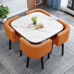 Generisch Bu ofis resepsiyon odası sehpası, müzakere masası, set, toplantı masası, kulüp masası ve sandalye seti, yuvarlak yemek masası