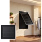 Generisch Çelik geri dönüş hava filtresi ızgarası, çıkarılabilir havalandırma ızgarası kapağı, HVAC sistemleri için duvar erişim kapağı, siyah, ev, otel, ofis için