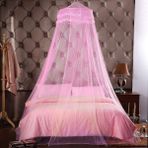 Generisch Çift kişilik ve tek kişilik yataklar için bu cibinlik, prenses kubbe yatak, yapışkan kancalı ve seyahat çantalı, 60 x 260 x 1100 cm, pembe – optimum koruma ve uyku konforu sunar.