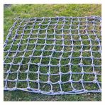 Generisch Çocuklar ve yetişkinler için açık havada tırmanma ağı, salıncak seti, sağlam dış mekan kemer ipi, askeri tasarım (10 mm x 12 cm, 2 x 4 m / 6,6 x 13,12 ft)