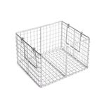 Generisch Dezenfeksiyon sepeti paslanmaz çelik 304, 1 cm ilmek genişliğine sahip alet tepsileri için sterilizasyon sepetleri, delikli dezenfeksiyon sepetleri (20 x 15 x 10 cm)