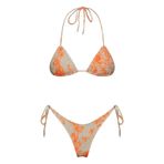 Generisch Dikini High Waist Push Up Karın Kapalı İki Parçalı A Kadın Spor Bikini Seti
