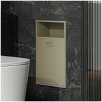 Generisch Entegre çöp kovalı bu paslanmaz çelik banyo duvarı, mutfak ve banyo için su geçirmez gömme raf, oturma odasını iyileştirmek için idealdir.