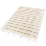 Generisch Havuz gider ızgarası kapağı – Sağlam ABS plastik, birleştirilebilir atık su çıkışı, girişler, teras, güverte ve duş için ideal, 40 x 100 cm (15,75 x 39,38 inç), 18 adet