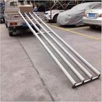 Generisch Katlanabilir boşaltma rulosu, metal çerçeve, plastik tekerlekli konveyör (40 x 100 cm), sağlam ve taşınabilir