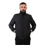 Generisch Klasik erkek bombacı montu, siyah, şık ve rahat, Kırmızı, L