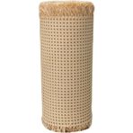Generisch Rattan örgü kumaş, örgü projeleri için önceden dokunmuş rattan bant, açık rattan ağ, mobilyalar, sandalyeler, dolap kapıları için rattan örgü malzeme (40,6 cm G x 2 m L)