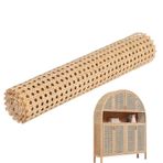 Generisch Rattan şerit rulo 35 x 100 cm, açık dokuma boru malzemesi, mobilya, sandalye ve dolap projeleri için