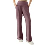 Generisch Spor taytı, kadın, yoga pantolonu, yüksek bel, nefes alır, rahat, koşu pantolonu, fitness taytı, spor pantolonu, koşu pantolonu, pamuklu tayt, kadın eşofman altı, Açık Lila, XXL