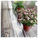 Generisch Tel ızgara, delikli sac paslanmaz çelik 304, 8 mm ilmik genişliği, dekoratif plakalar, ızgara, balkon koruması için, 1 x 3 m (3,3 x 10 fit) – uzun ömürlü, çok yönlü ve şık