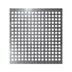 Generisch Tel örgü ızgara, delikli paslanmaz çelik sac SUS304 – 8 mm yuvarlak delikli saclar, balkon güvenlik ızgaraları için, 0,8 x 3 m (2,6 x 10 fit), uzun ömürlü ve hava koşullarına dayanıklı