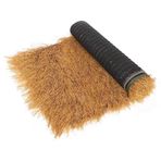 Generisch Tiki kulübeleri için ateşe dayanıklı sentetik saman çatı, bar ve teras dekorasyonu için yapay palmiye kamışı, Meksika tarzında pipet rulo (0,5 x 13 m / 19,7 x 511,8 inç)