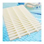 Generisch UV ışınlarına dayanıklı havuz gider ızgarası kapağı, ABS plastik, 25 x 100 cm, teras, giriş ve duş için, atık su çıkışı için ideal çözüm (1 adet)