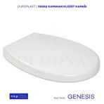 Genesis C Tip Oval Form Duroplast Yavaş Kapanan Klozet Kapağı