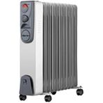 Genetic 2000W 9 Dilim Fanlı Yağlı Radyatör Elektrikli Isıtıcı Petek Yüksek Performanslı Tasarım - 2500 W