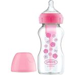Geniş Ağızlı ve Sağlıklı 270 ml Pp Biberon, Pembe Renkli, Çocuklar Için Güvenli - Ahşap - Bej