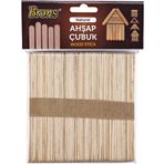 Geniş Ahşap Çubuk 50 Li Paket Dil Çubuğu Abeslang (BS70) (BR-901)