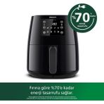Geniş Hazneli Yeni Nesil Yağsız Hava Fritözü, Sağlıklı ve Pratik Pişirme Keyfi - 1BW-Beyaz