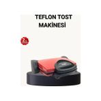 Geniş Kapasiteli Tost Makinesi, Çıkarılabilir Plakalar, Üç Kademeli Isı Kontrolü