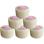 Geniş Koli Bandı (6ADET) 60MM.X100M,ŞEFFAF-GÜÇLÜ ve Dayanıklı-Hotmelt Yapışkanlı