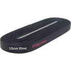 Geniş Lastik 1,5cm 10 mt Paça Lastik Bel Lastik Don Lastik Alez Lastik Çok Amaçlı Lastik - Siyah