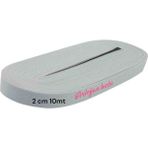 Geniş Lastik 2cm 10 mt Paça Lastik Bel Lastik Don Lastik Alez Lastik Çok Amaçlı Lastik - Beyaz
