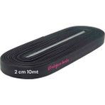 Geniş Lastik 2cm 10 mt Paça Lastik Bel Lastik Don Lastik Alez Lastik Çok Amaçlı Lastik - Siyah