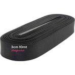 Geniş Lastik 3cm 10 mt Paça Lastik Bel Lastik Don Lastik Alez Lastik Çok Amaçlı Lastik - Siyah