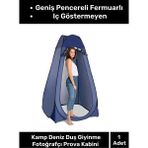 Geniş Pencereli Fermuarlı Kamp Deniz Duş Giyinme Fotoğrafçı Iç Göstermeyen Prova Kabini Çadırı