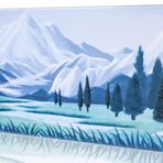Genişletilmiş Oyun Fare Altlığı (80 cm x 30 cm x 0,3 cm), Büyük Kaymaz Kauçuk Tabanlı Fare Altlığı Dikişli Kenarlar, Su Geçirmez Klavye Mouse Mat İş, Oyun, Ofis, Ev için Masa Pedi (Kar Dağı
