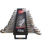 Genius 6-22 mm Kombine Anahtar Takımı 12 Pcs Profesyonel Kalite Chrome Vanadium Kaplama